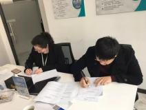 熱烈祝賀劉總、褚總簽約創綠家浙江省臺州市縣級代理！